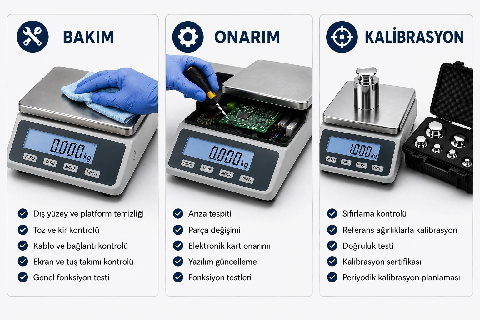 Elektronik Terazi Nasıl Kullanılır? Bakımı ve Kalibrasyon İşlemleri