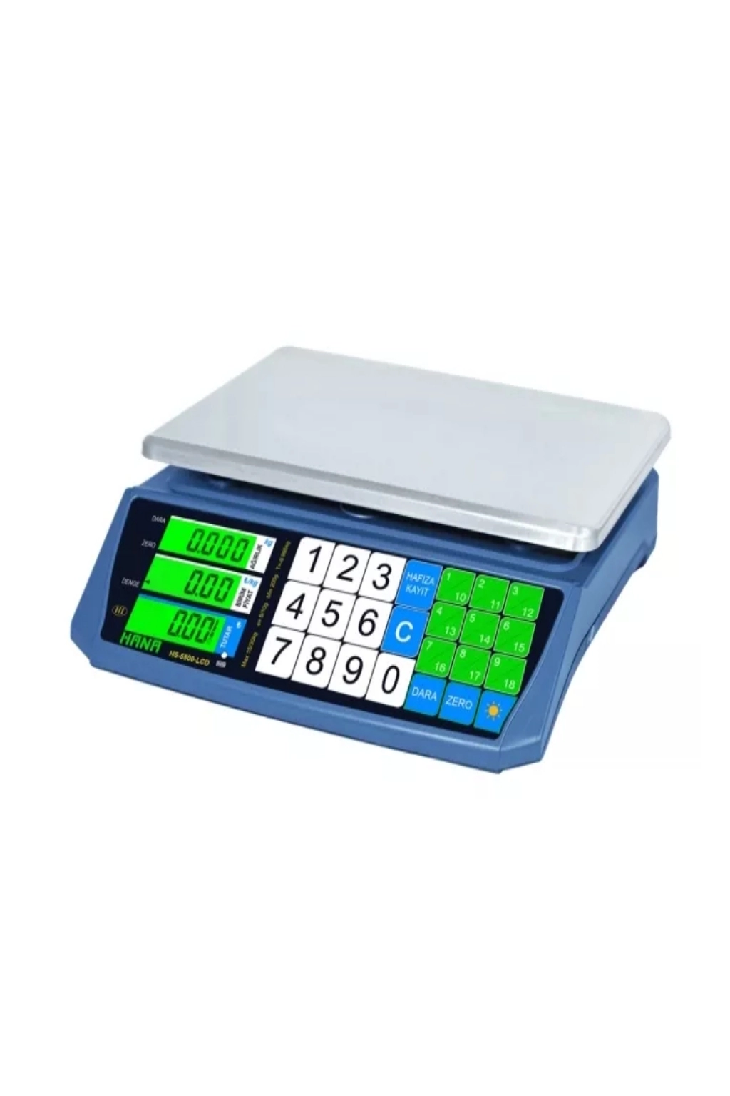 Hana HS 5500 30 kg 5/10 g Fiyat Hesaplamalı Pazarcı Terazisi