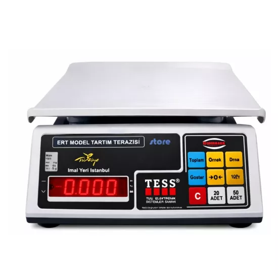 Tess ERT 3 kg 0,2 g Tartım Terazisi